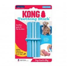 KONG Puppy Teething Stick - dentálne gumené hryzátko pre šteňa, originál, modré - L