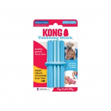 KONG Puppy Teething Stick - dentálne gumené hryzátko pre šteniatko, originál, modré - M