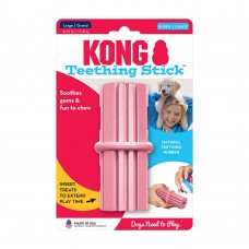 KONG Puppy Teething Stick - dentálne gumené hryzátko pre šteniatko, originál, ružové - L