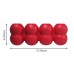 KONG Goodie Ribbon - hračka pre psov, hryzátko, červená - M