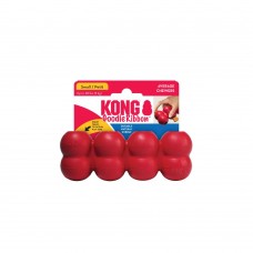 KONG Goodie Ribbon - hračka pre psov, hryzátko, červená - S.