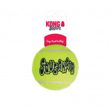 KONG SqueakAir Tennis Ball L (8cm) - tenisová loptička s fajkou, aport pre veľkého psa - 1 kus