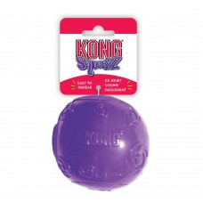 KONG Squeezz Ball L (8cm) - vždy vŕzgajúca loptička pre psa - Fialová
