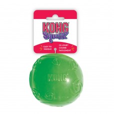 KONG Squeezz Ball XL (9cm) - vždy vŕzgajúca loptička pre psa - Zelená