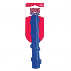 KONG Squeezz Stick M (28cm) - gumená palica pre psa, s fajkou - Modrá