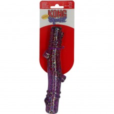 Kong Squeezz Confetti Stick L (20cm) - trblietavá, gumená tyčinka pre psa, s pískadlom - Fialová