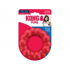 KONG Ring - gumený krúžok pre psa, hryzátko, červený - M