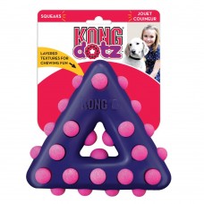 KONG Dotz Triangle - hračka pre psa, trojuholník s fajkou - S