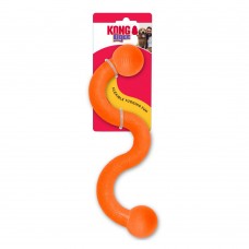 KONG Ogee Stick L 38cm - zahnutý aportovací pes, plávajúci - Orange