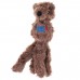 KONG Wubba Friends Bear - plyšová hračka pre psa, s chvostíkom, loptičkou vo vnútri a pískadlom - S