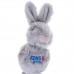 KONG Wubba Friends Rabbit - králik plyšová hračka pre psa, s chvostíkom, loptou vo vnútri a pískadlom - L