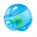 KONG Jumbler Ball M / L 14cm - veľká piskľavá loptička pre psa s rúčkami - Modrá