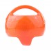 KONG Jumbler Ball M / L 14cm - veľká piskľavá loptička pre psa s rúčkami - oranžová