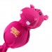 KONG Wubba Friends Ballistic Hippo - hroší psí pazúr, s chvostíkom, loptičkou vo vnútri a piskotom - L
