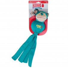 KONG Wubba Friends Ballistic Monkey - psí pazúrová opica, s chvostom, loptou vo vnútri a piskotom - XL