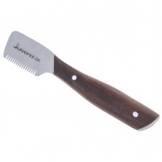 Groomer.dk Danish Classic Knife - klasický zastrihávač s drevenou rukoväťou - Medium