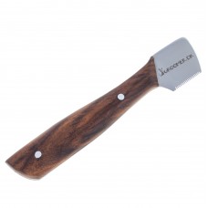 Groomer.dk Dánsky klasický ľavý nôž - Klasický zastrihávač s drevenou rukoväťou, pre ľavákov - Extra jemný