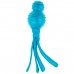 KONG Wubba Comet Blue - vylepšený retriever pre psa, pískacia hračka so strapcami, modrá - S