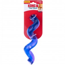 KONG Treat Spiral Stick Blue - hračka pre psov, gumená tyčinka, modrá - S