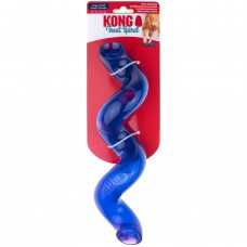 KONG Treat Spiral Stick Blue - hračka na psie maškrty, gumená palica, modrá - L