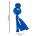 KONG Wubba Blue - vystrihovačka psov s loptičkou, pískacia, modrá - L