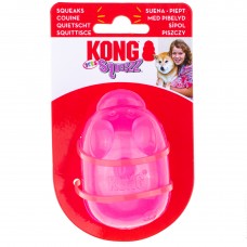 KONG Squeezz Jels M 7,5cm - pískacia hračka pre psa, domáce zvieratko - Ružové prasiatko