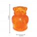 KONG Squeezz Jels M 7,5cm - pískacia hračka pre psa, domáceho maznáčika - Pomarančový bobor