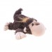 KONG Cozie Naturals Monkey - odolná plyšová hračka pre psa, opicu s pískadlom - S