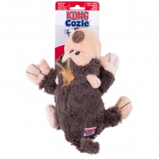 KONG Cozie Naturals Monkey - odolná plyšová hračka pre psa, opicu s pískadlom - M