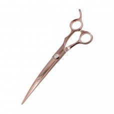 Chris Christensen Adalynn Rose Curved Scissors 8 "- profesionálne ohnuté nožnice vyrobené z titánom potiahnutej japonskej ocele