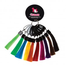 Opawz Pet Hair Dye Color Chart - sada 10 vzoriek farieb farbív