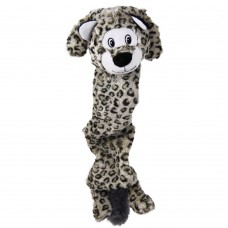KONG Stretchezz Snow Leopard XL 60 cm - pružná hračka pre psa, snežný leopard