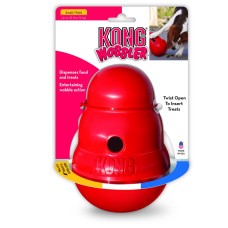 KONG Wobbler - hojdacia hračka pre psie maškrty - S.