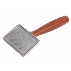Show Tech Slicker Brush Rosewood XS - mini kefa na pudla, vyrobená z palisandru