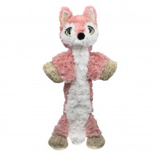 KONG Low Stuff Flopzie Fox M 48cm - pískacia hračka pre psa, líška bez výplne