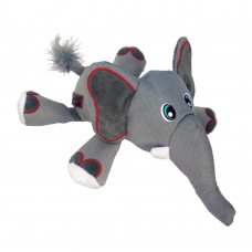 KONG Cozie Ultra Ella Elephant L 25cm - odolný plyšák pre psa, slon s hrkálkou a fajkami