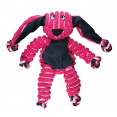 KONG Floppy Knots Bunny S / M - zajačiková lanová hračka pre psa, s uzlami a 2 rúrkami
