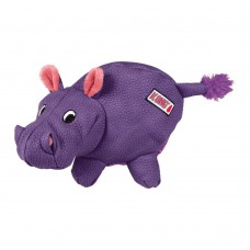 KONG Phatz Hippo M - hračka pre psa z eko kože, hroch s fajkou