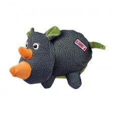 KONG Phatz Rhino S - hračka pre psa z ekokože, nosorožec s fajkou