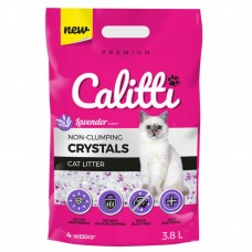 Calitti Crystals Lavender - silikónové stelivo pre mačky, levanduľa - 3,8L
