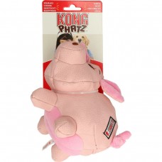 KONG Phatz Pig - hračka pre psa z eko kože, prasiatko s fajkou - M
