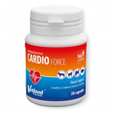 Vetfood Cardioforce - prípravok podporujúci správnu činnosť srdca, pre psov, mačky, fretky a potkany - 30 tabliet.