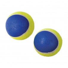 KONG Ultra SqueakAir Ball L (8cm) 2ks. - vystužená tenisová loptička pre psa, aportovanie piskorom