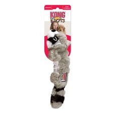 KONG Scrunch Knots Mýval - Naťahovacia hračka pre psa, Mýval s vnútorným lanom, bez výplne - M / L