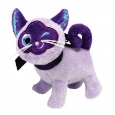KONG Crackles Winkz Cat - jemne šuštiaca mačička, fialová mačička s mačacou mačičkou