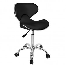 Gabbiano Q 4599 - upravená stolička s operadlom a výškovým nastavením, čierna