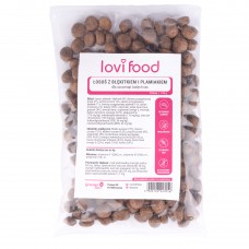 Lovi Food Losos s čučoriedkami a treskou 100g - vzorka krmiva pre psov, bez obilnín pre šteňatá bielych plemien