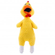 Blovi Funny Chicken 35cm - hračka pre psa kura s fajkou - žltá