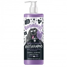 Bugaugs 4v1 Dog Shampoo - upokojujúci šampón pre psov, s levanduľou a harmančekom, koncentrát 1:10 - 500 ml