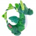 KONG Dragon Knots M / L - plyšový dráčik pre psa, hračka s povrazom vo vnútri - Zelená